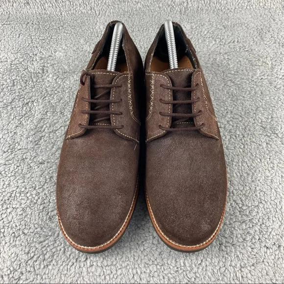 New ben sherman Men\'s Shoe 9 Suede Northern Leather Oxford‎ Lace Up Dress Shoe